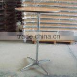High Quality Small Round Folding Table Cocktail Table for Sale thumbnail-2