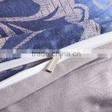 2016 Jacquard Lake Blue Satin 4pcs Bedding Sets Including Duvet Cover Bed Sheet Pillowcases Set Twin King Queen Full Size. thumbnail-6