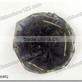 Black Organza Wire Edge Ribbon Decoration for Clothing thumbnail-1