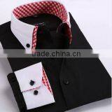 Made in China Man Shirts Wholesale Men's Dress Long Sleeve Shirt thumbnail-3