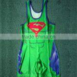 2016 Sublimated Custom Made Wrestling Singlets/bicycle Wear/sublimation Jersey thumbnail-1