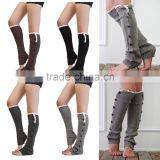 2015 Wholesale Adult Leg Warmers Ruffle Button Leg Warmers Lace Boot Socks thumbnail-2