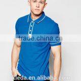 Customize Men Short Sleeve 100% Cotton Pique Dry Fit Sports Golf Polo Shirt thumbnail-4