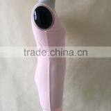 Brand Quality Fast Selling Wholesale Sexy Bodycon Dress Pink Shealth Mini Dress Fashion Deep V Prom Dresses Stock Z489 thumbnail-3