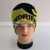 100% Acrylic Fashion Embroidery Beanie Hat thumbnail-4