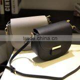 Zm50149b Europe Simple Pure Color Women Shoulder Bag pu Leather Lady Bags thumbnail-1