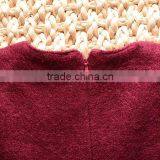 New Arrival Unique Baby Girl Names Images Children Girl Wool Dress With Beautiful Bowknot thumbnail-4