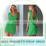 Wholesale New Fashion Spaghetti Strap Sexy Women Bodycon HL Bandage Dress thumbnail-3