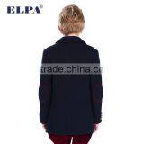 ELPA Wooven Wool Fabric Winter Overcoat Dark Blue Warm Wool Coat for Boy thumbnail-2