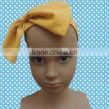 Baby Girls Cute Hair Bands Boutique Children Pure Cotton Headbands With Big Bowknot Wholesale Cheap Hair Bow Children Hairbands thumbnail-3