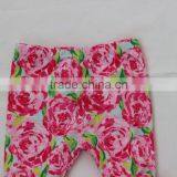 2017 Summer Little Angel Beautiful Flower Icing Shorts Baby Girls Cute Rosa Ruffle Capris thumbnail-2