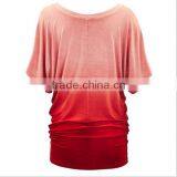 Autumn Europe and the United States Foreign Trade Easy Leakage Shoulder Lady T-shirt With Short Sleeves thumbnail-2