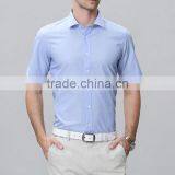 Wholesale Slim Fit t Shirt for Men Light Blue t Shirt thumbnail-1