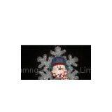 Glass Sowflake Commercial Christmas Decorations With Dressed Snowman Head thumbnail-1