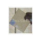 Beige Frosted Fabric Laminated Glass thumbnail-1