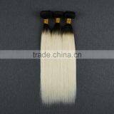Factory Wholesale Price Two Tone Ombre Colored Hair Weave Bundles thumbnail-2