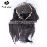 Black Rose Ear to Ear 360 Lace Frontal With 360 Elastic Band, Wholesale Human Hair 360 Lace Frontal Closure thumbnail-2
