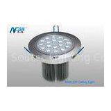 240v 1500lm 18watt Warm White LED Recessed Ceiling Lights For School