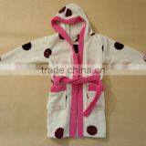 100% Coral Fleece Printed Bathrobe thumbnail-1