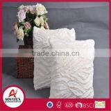 Stripe brushed fake fur cushion, solid fake fur cushion with filling, fashionable cushion factory