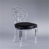Popular Designer Dining Chair Acrylic Gaming Chair Popular Oval Back Living Room Chair thumbnail-1