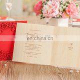 Creative 5280 Chinese Red Flower Laser Cut Wedding Invitation Cards thumbnail-5