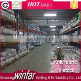 Shaoxing Winfar Manufacture lycra knitted fabric single jersey stock lot