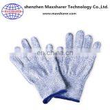 Grey PU Palm Coated Level 5 Cut Resistant Safety Work Gloves thumbnail-2