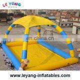 PVC Inflatable Swimming Pool With Roof/tent/cover/shade for Sell From China Factory