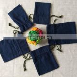 100% cotton plain dyed small pouch with any size