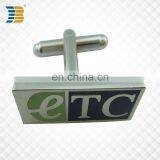 High Quality Square Shape Enamel Custom Cufflink for Men