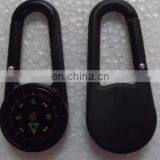 Wholesale and Hot Selling Cheap Fashion Compass Carabiner Key Chain for Promotion Gift High Quality OEM