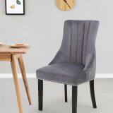 Velvet Pink Dining Chairs,Side Chair HL-6064-2 thumbnail-1