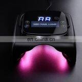 Wholesale Price Light Nail Dryer 2 Hands Led 60w Nail Lamp Custom Box thumbnail-2