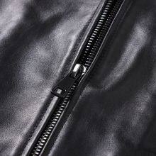 HOT SALE 2021 CLASSIC FASHION MEN'S GENUINE LEATHER BASEBALL JACKET thumbnail-3