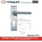 LP148-1:Solid Stainless Steel Door Handle With Lock Plate