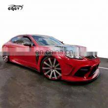 MS Look Wide Front Bumper Rear Bumper Hood for Porsche Panamera 970.1 2011-2013 With Exhaust Fender Flare thumbnail-4