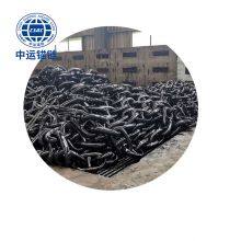 62mm Black Painted floating wind power platform  studless link anchor chain