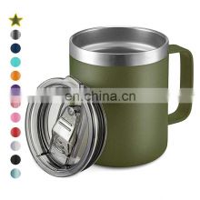 Best Seller Double Wall Stainless Steel Vacuum Insulated 10oz Beer Tumbler with Handle