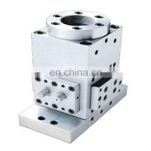 Feed block for plastic extrusion machine