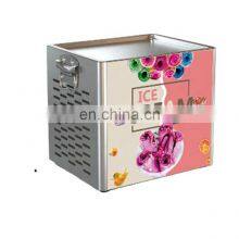 MS Double Pans Fried Ice Cream Ll Machine Electric Tray C Table Fzen Ice Cream Equipment