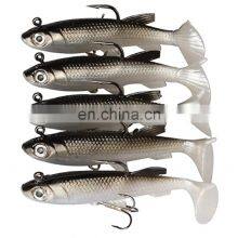 JOHNCOO Bait Fish Lure 12g 15g Jig Soft Body Saltwater Bass Fishing Lures Soft Lead Lure thumbnail-2