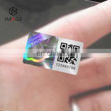 New Arrival PET Material Trackable Hologram Serial Number QR Code Labels thumbnail-4