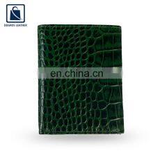 Custom Logo Custom Color Genuine Leather Tri-fold Mens Wallet thumbnail-3