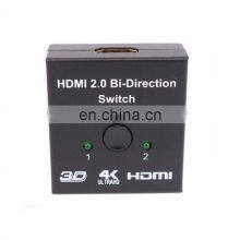 2 in 1 HDMI Bi-Direction Switcher New Dual 2 Ports 4K HDMI 2.0 Bi-Directional 2x1 1x2 Switch Splitter thumbnail-2