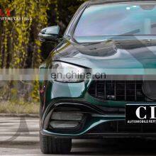 New Style Car Bumpers For 2021 Benz E Class W213 Upgrade E63S AMG Wide Body Kits With Grille Hood Fender Rear Diffuser With Tips thumbnail-4