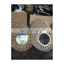 Handicrafts from rattan - rattan mirror appliance restaurant, hotel, home contact Krystal (+84 587 176 063) 99 Gold Data