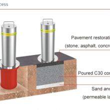 UPARK Heavy Duty Anti-collision Bollard Post Industry Parks Barrier Removable Bollard thumbnail-4