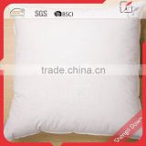 Polyester washed goose down feather filled stuffed cushion