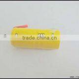 1/3AA 2.4v 150mAh ni cd battery